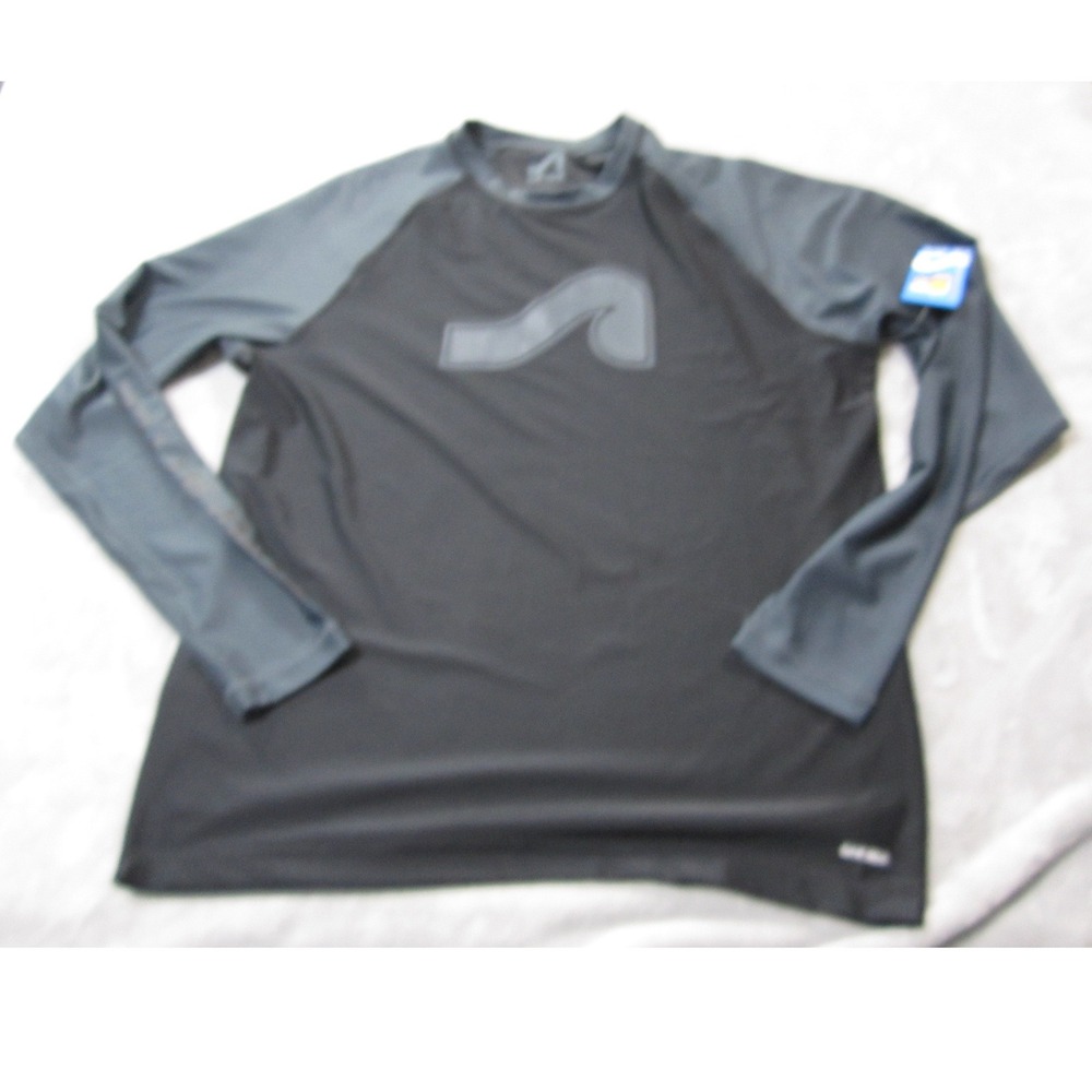 Surf Style Swim Shirt Mens Large Long Sleeve Rash Guard UPF 50+ Sun Protection